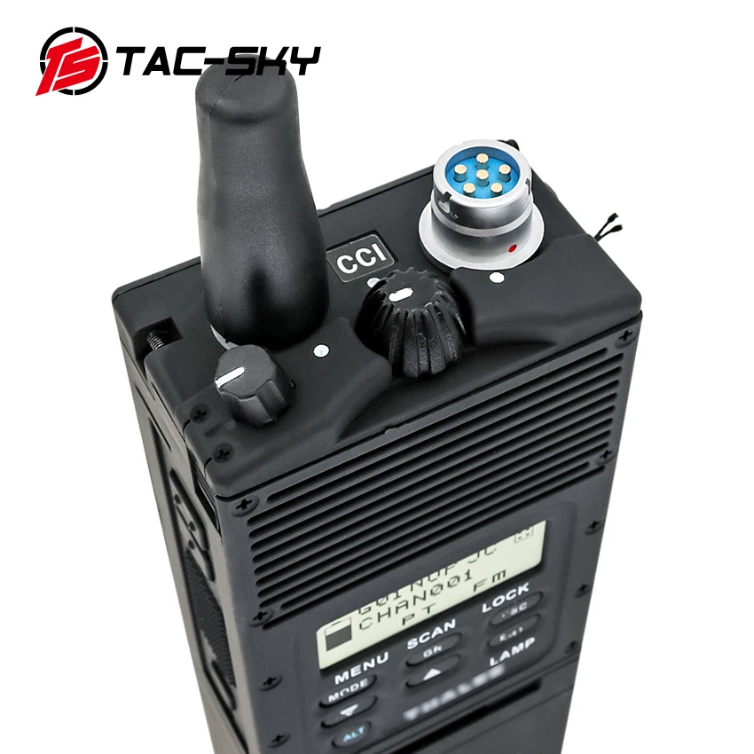 TAC-SKY AN / PRC 152 152A  harris virtual box walkie-talkie virtual model and  PTT H250 PTT 6-pin handheld speaker microphone