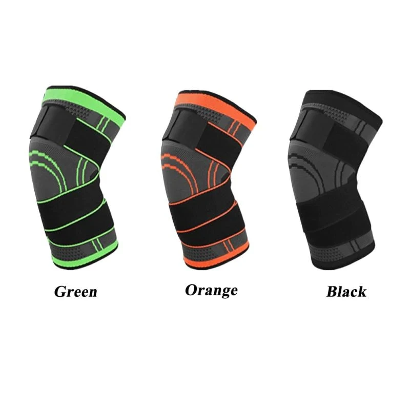 1 Pcs Riding kneepad Sports Kneepad Men Pressurized Elastic Knee Pads Support Fitness Gear Basketball Volleyball Brace Protector