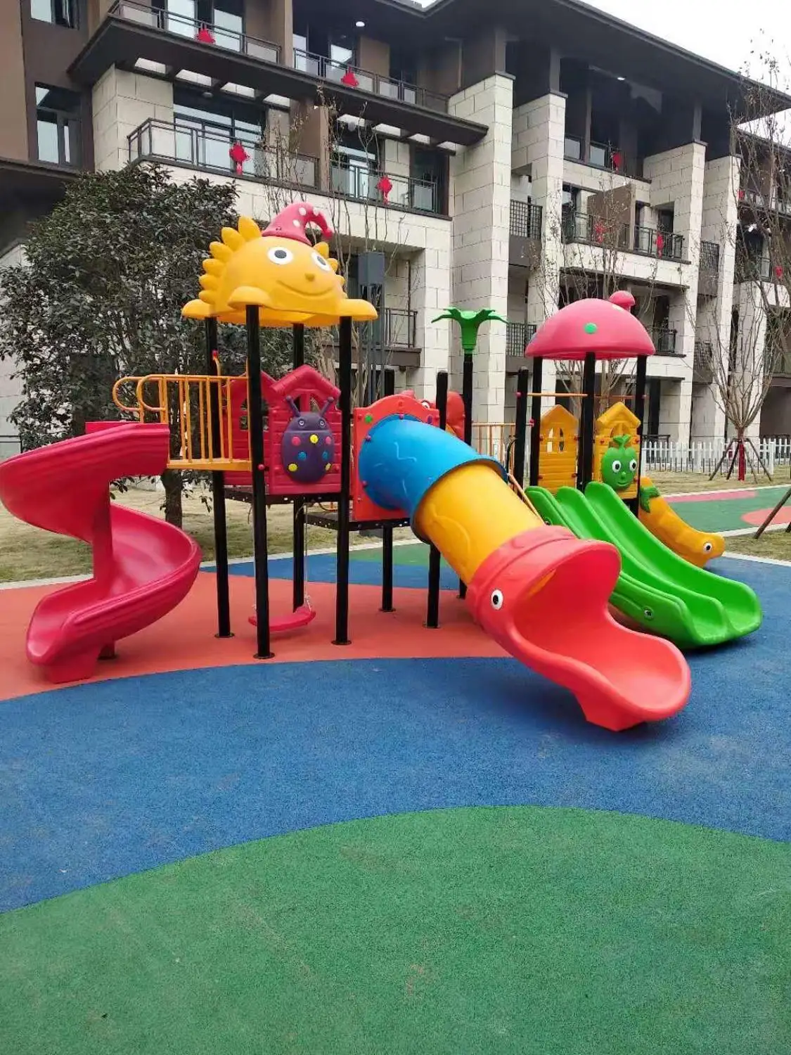 kids toy slide baby outdoor games swing kindergarten sets children's plastic child children playground indoor garden large B30