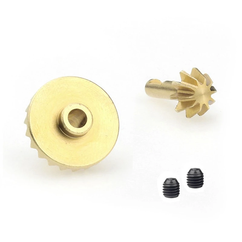 8Pcs Brass Front & Rear Axle Gear Drive Shaft Gear Upgrade Accessories for WPL C14 C24 B24 B36 MN D90 D99 MN99S Parts