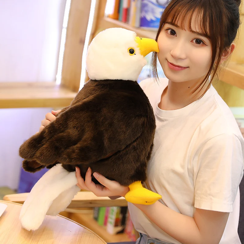 20-40cm Cute Lifelike Sea Eagle Plush Toys Stuffed Marine Animal Kids Soft Doll Children Boys Lovely Birthday Gift