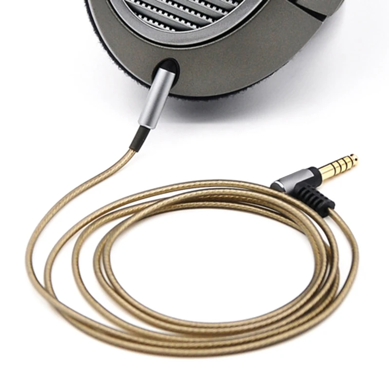 ABLET Câble HiFi XLR Mâle 4 Broches Argenté Pour Casques Sennheiser HD598 HD599 HD569 - 1,5m