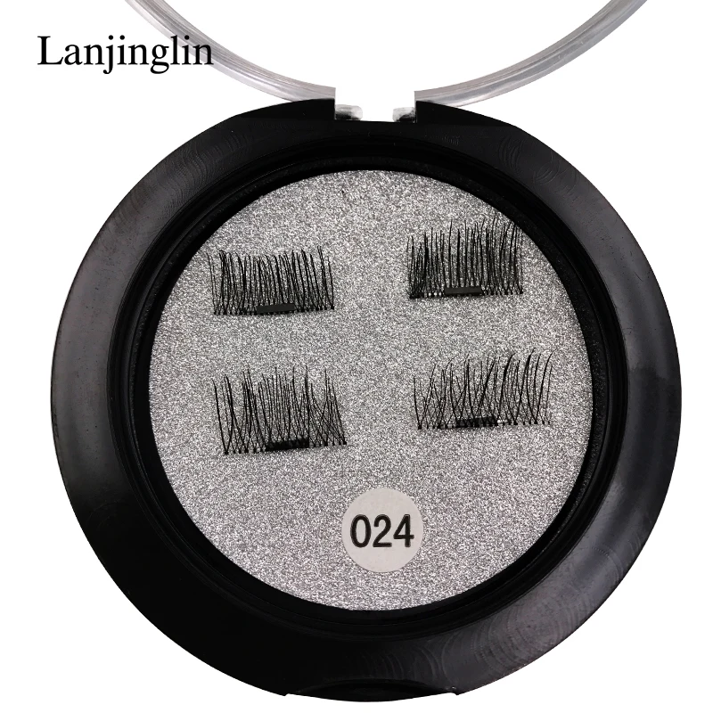 1 Pair Magnetic Eyelashes Natural Long Reusable False Lashes No Glue Magnetic Fake Eye lashes Makeup Tools Faux Cils maquillaje