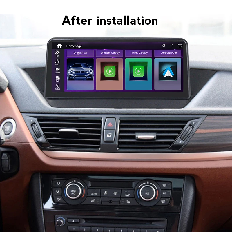 10.25 inch head unit Car Multimedia Wireless Apple CarPlay Android auto For BMW X1 E84 2009-2015 IDrive CIC system