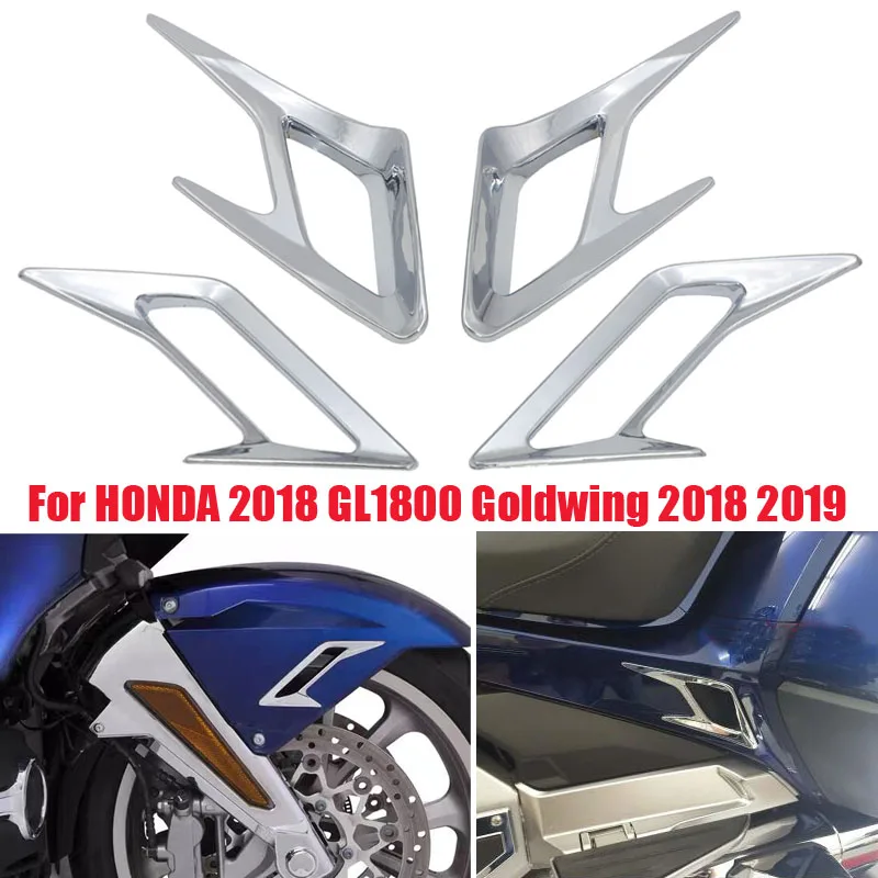 New For Honda GoldWing 1800 2018-2020 retrofit engine chrome decoration F6B car fender body ventilation hole decoration