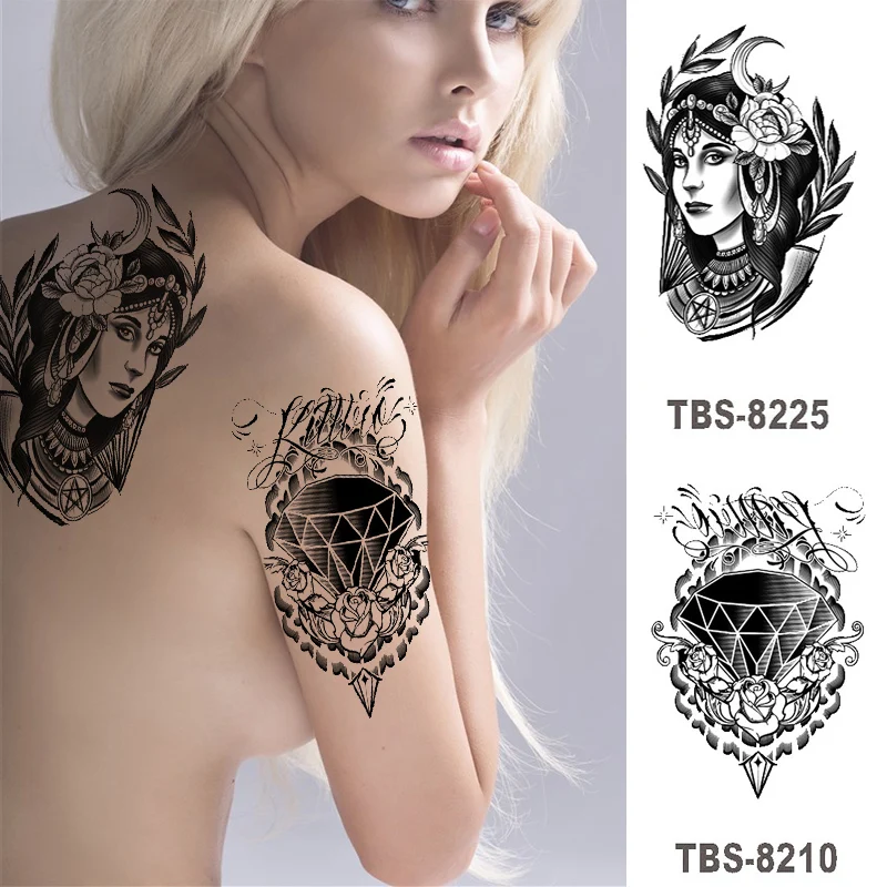 

Waterproof Temporary Tattoo Stickers Wolf Fox Tattoo Chest Stickers Leg Arm Tatoo Man Woman Fake Tattoo Art Fashion Body Jewelry