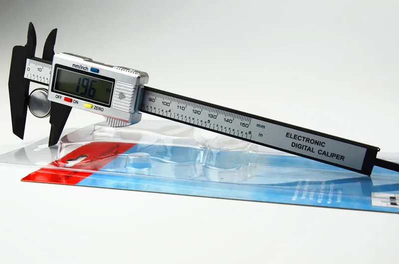 Imagem -06 - Instrumento de Medição de Paquímetro Digital 150 mm Instrumento de Medição Calibre Vernier de Plástico Aço Inoxidável