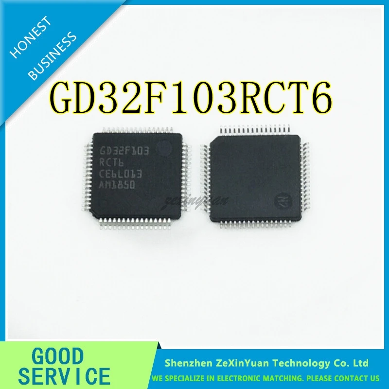 

2 шт-10 шт GD32F103RCT6 STM32F103RCT6 LQFP64 MCU 32-битный STM32F1 ARM Cortex M3 RISC 256 КБ Flash 2,5 В/3,3 В 64-контактный LQFP