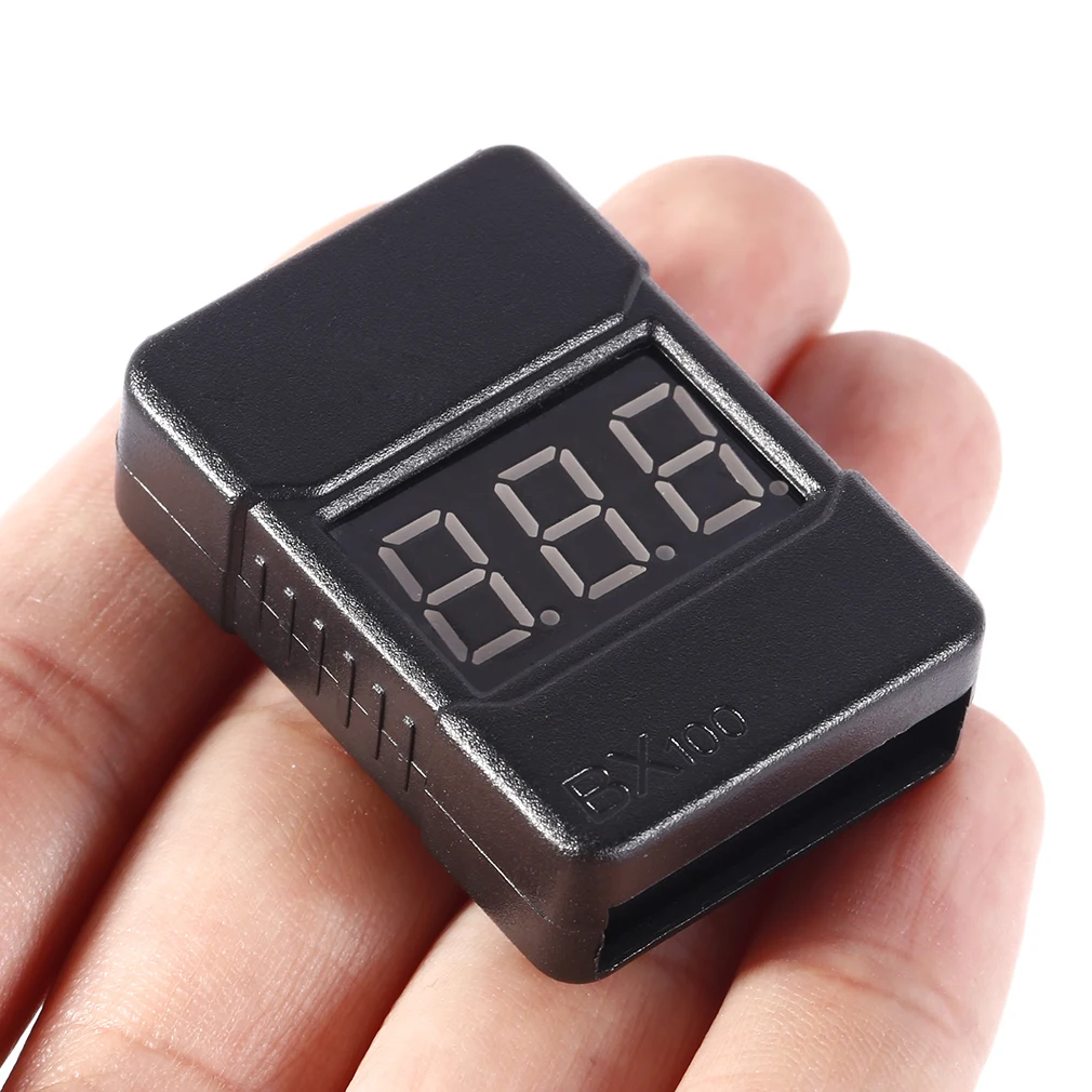 5pcs Mini Portable BX100 1-8S Indicator Lipo Battery Voltage Tester Checker / Low Voltage Buzzer Alarm RC Tools