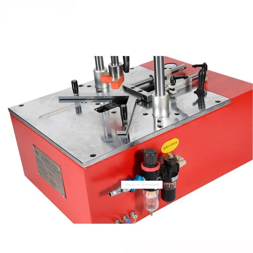 JS203K 5212 Bench-top Photo Picture Frame Joint machine ,underpinner for PS MDF Wood frame Seamless pneumatic nail angle machine