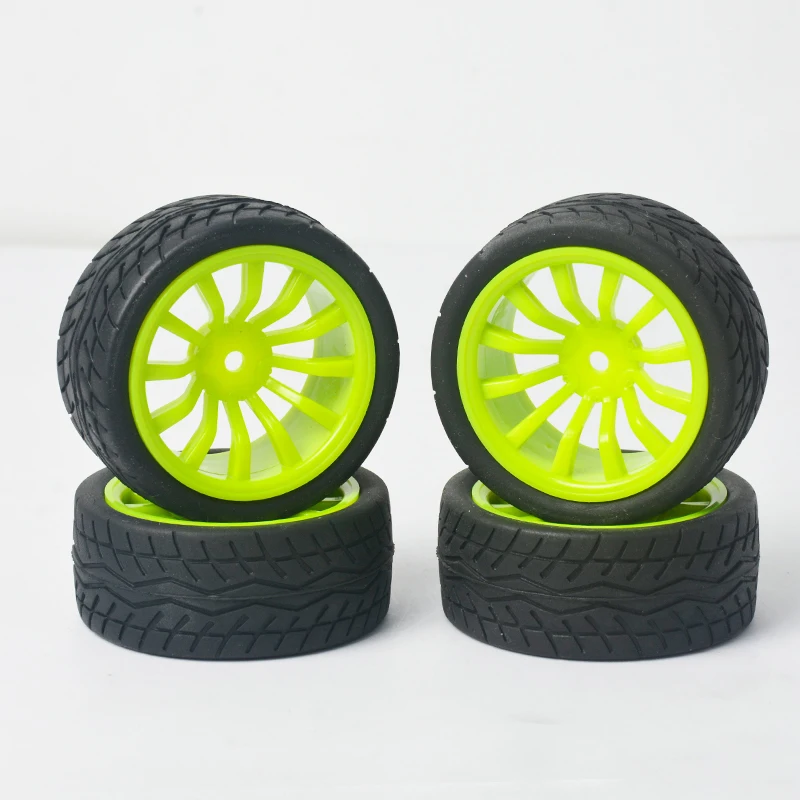 1/10 Rc Onderdelen Afstandsbediening Model Platte Sport Drift Auto Banden Wiel 12Mm 65Mm * 28Mm Adapter Pak Hsp 94123 Kersenbloesem