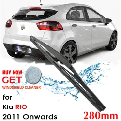 Car Wiper blade Rear Back Window Windscreen Windshield Wipers For KIA Rio Hatchback 280mm 2011 Onwards Auto Accessories