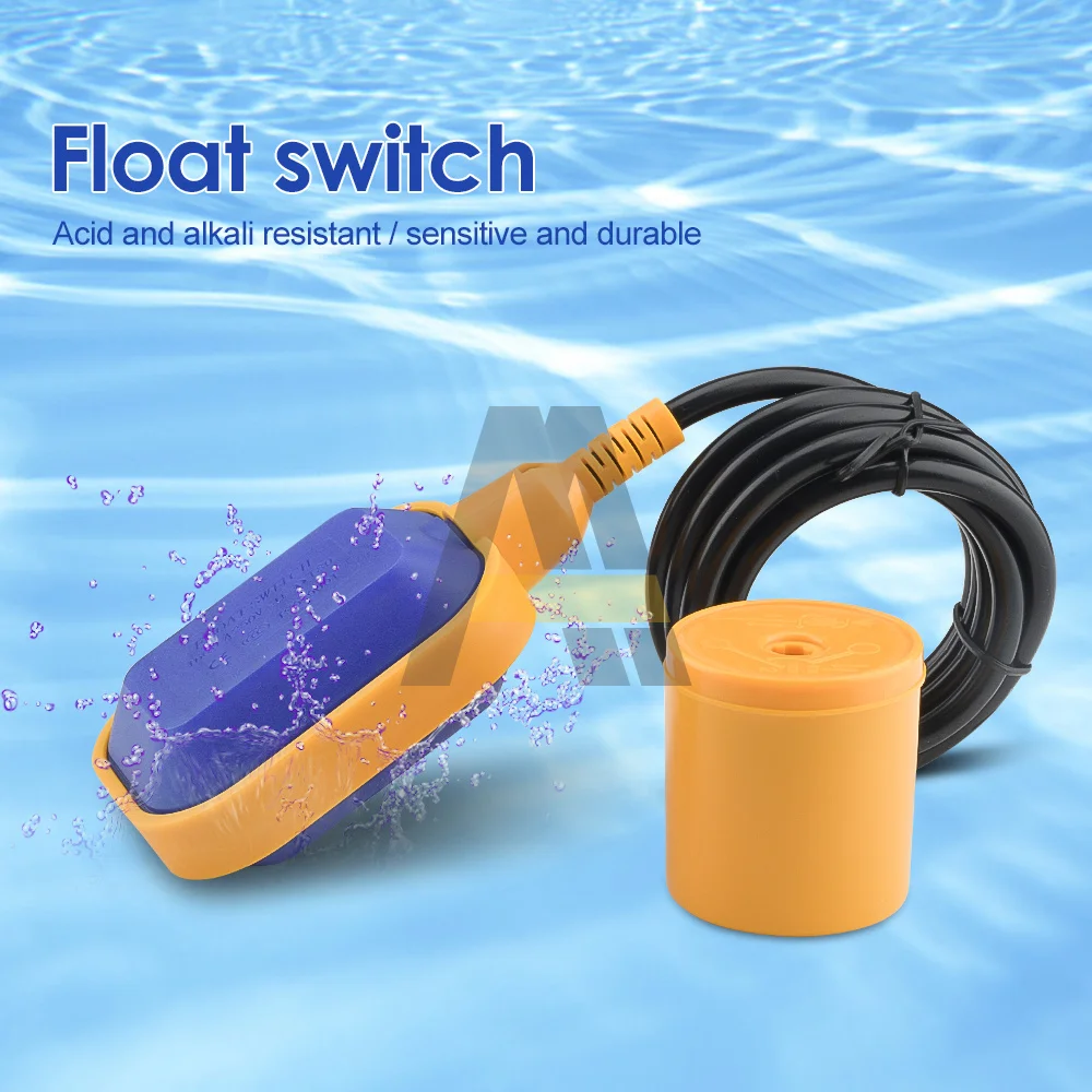 Controller Float Switch Liquid Fluid Water Level Float Switch with 3M Cable Controller Contactor Sensor  Water Level Switch