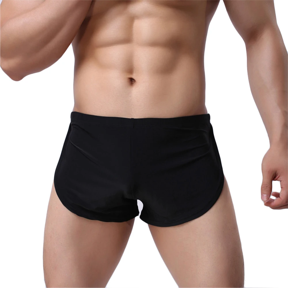 CLEVER-MENMODE Male Panties Underwear Boxers Breathable Men Boxer Pajamas Side Split Underpants cueca homem Shorts Sleepwear