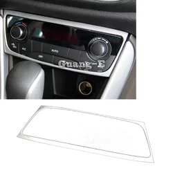 Car Garnish Trim ABS Chrome Front Air Conditioning Switch Outlet Vent Panel For Suzuki S-Cross Scross SX4 2017 2018 2019 2020