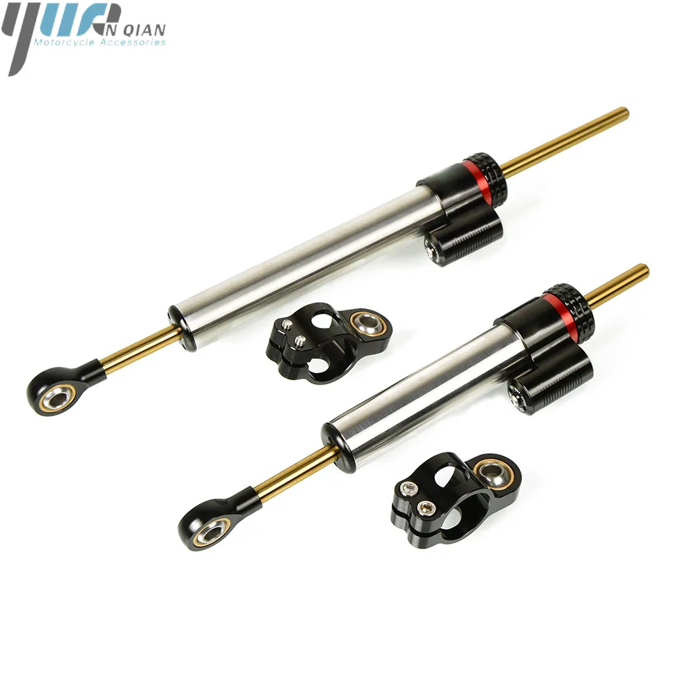 Universal Aluminum Motorcycle Damper Steering Stabilize Safety Control For Yamaha FZ8 FZ6R FJR1300 ABS YZF R1 VMAX 1200 SR400