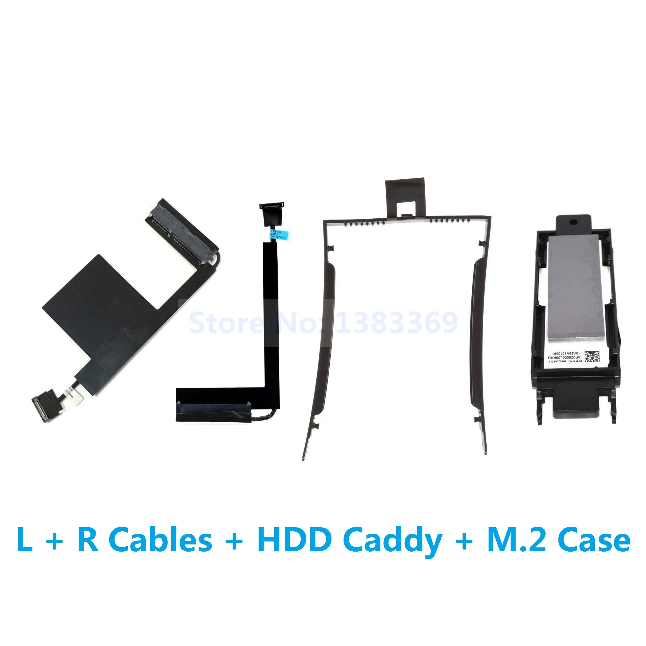 NIGUDEYANG SSD HDD Hard Drive Disk Left Right Cable Connector Caddy Tray Bracket for Lenovo ThinkPad P50 P51 Series Laptop