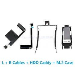 NIGUDEYANG SSD HDD disco rigido connettore cavo sinistro destro Caddy staffa vassoio per Laptop Lenovo ThinkPad P50 P51 Series