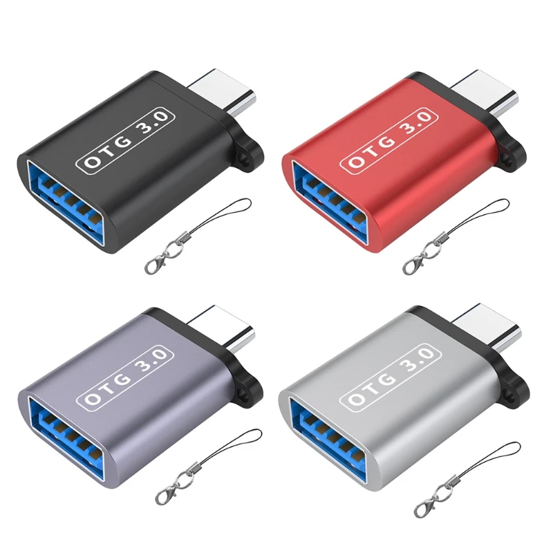 Adaptador USB a tipo C, convertidor Otg USBC macho a USB 3,0 hembra para Macbook -Xiaomi