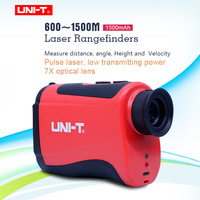 UNI-T Telescope Laser Distance Meter Laser Rangefinder 600m/800m/1000m/1200m/1500m Portable 7x Golf Range Finder