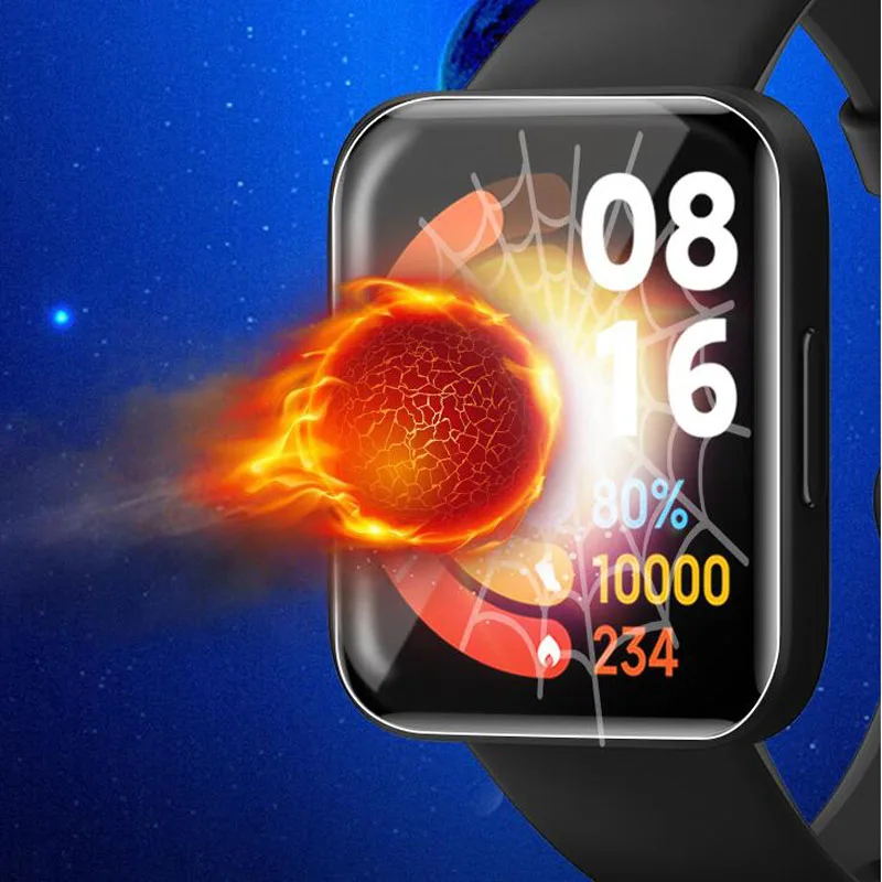 5pcs Weiche TPU Schutz Film Für Xiaomi Redmi Uhr 2/Mi Uhr Lite 2 Full Screen Protector Abdeckung watch2 Smartwatch Zubehör