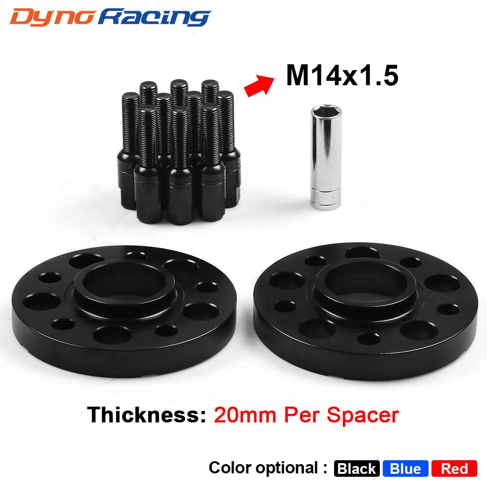 20mm 5x112mm 66.6mm Hub Centric Bore Wheel Spacers M14x1.5 Tapered Bolts For Audi Q5 SQ5 W/Ball Bolts