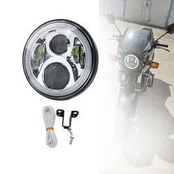 LEDプロジェクターヘッドライト,6000k,7インチ,防水,honda x4,cb400,cb500,cb1300,ホーネット250 600 900,vtec,vtr250