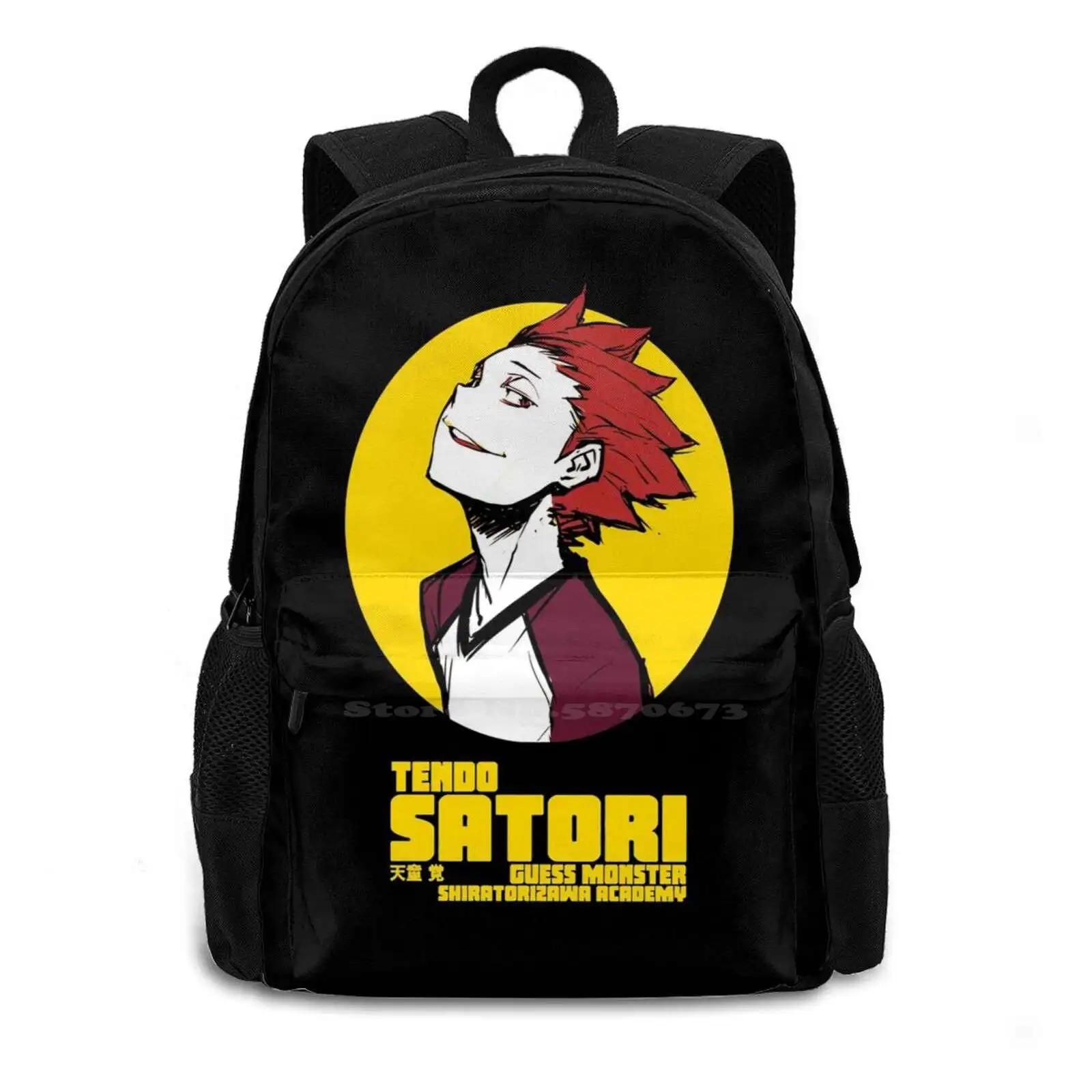 Tendou 2 Travel Laptop Bagpack School Bags Haikyu Anime Captains Tendou Oikawa Team Karasuno Manga