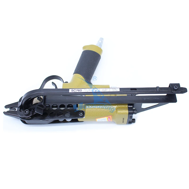 Free shipping High Quality SC760 Pneumatic C Shape Ring Plier Tool Air C-type Nailer Machine Cage Nail Gun Stapler