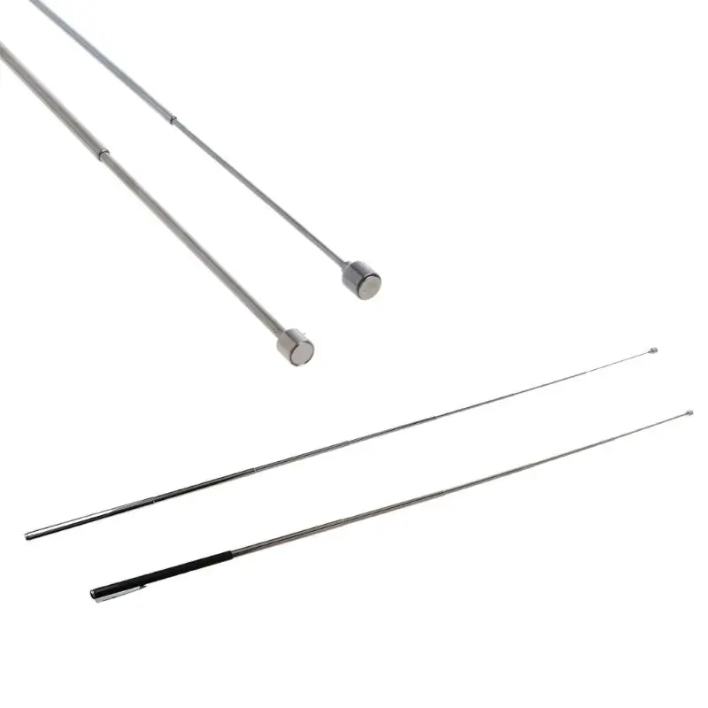 Haste magnética telescópica portátil de 1,5 lb, vara de pegar, extensor, clipe de bolso, ferramenta de captação
