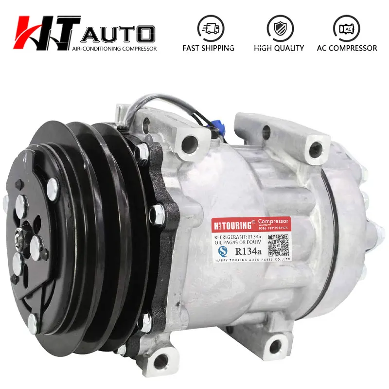 SD7H15 AC COMPRESSOR FOR VOLVO VNL SERIES/ VOLVO TRUCK ANY 85104593 20370290 8082269 85119564 4715 4778 4890 12V