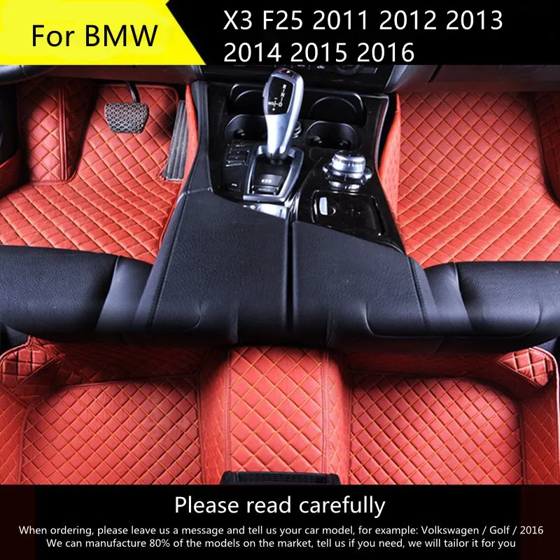 

Car floor mats For BMW X3 F25 2011 2012 2013 2014 2015 2016 Auto parts Custom auto foot Pads