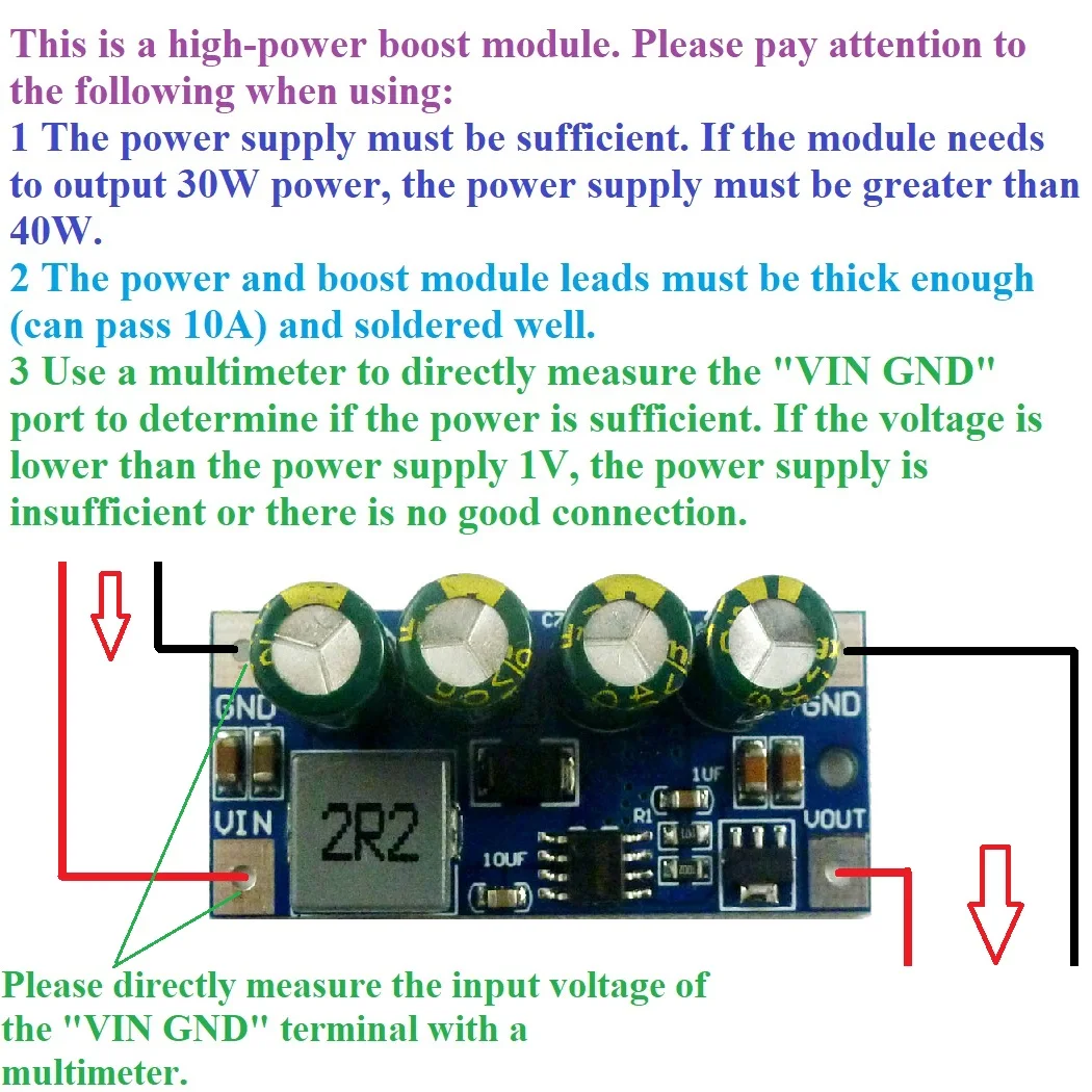 5x DD0424TA 5A Step-Up Boost DC DC Converter DC 3.7V-18V to 5V 6V 9V 12V 15V 19.5V Module