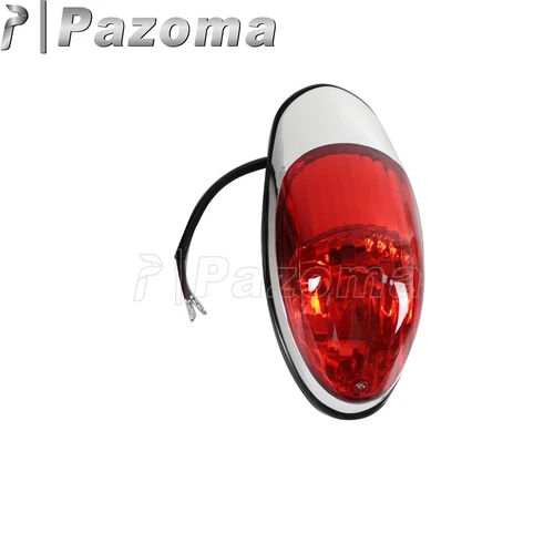 Imagen 2 del producto Lámpara de freno trasero de motocicleta de 12V, luz trasera para Honda Shadow Aero Kawasaki Vulcan Yamaha v-star Suzuki Boulevard