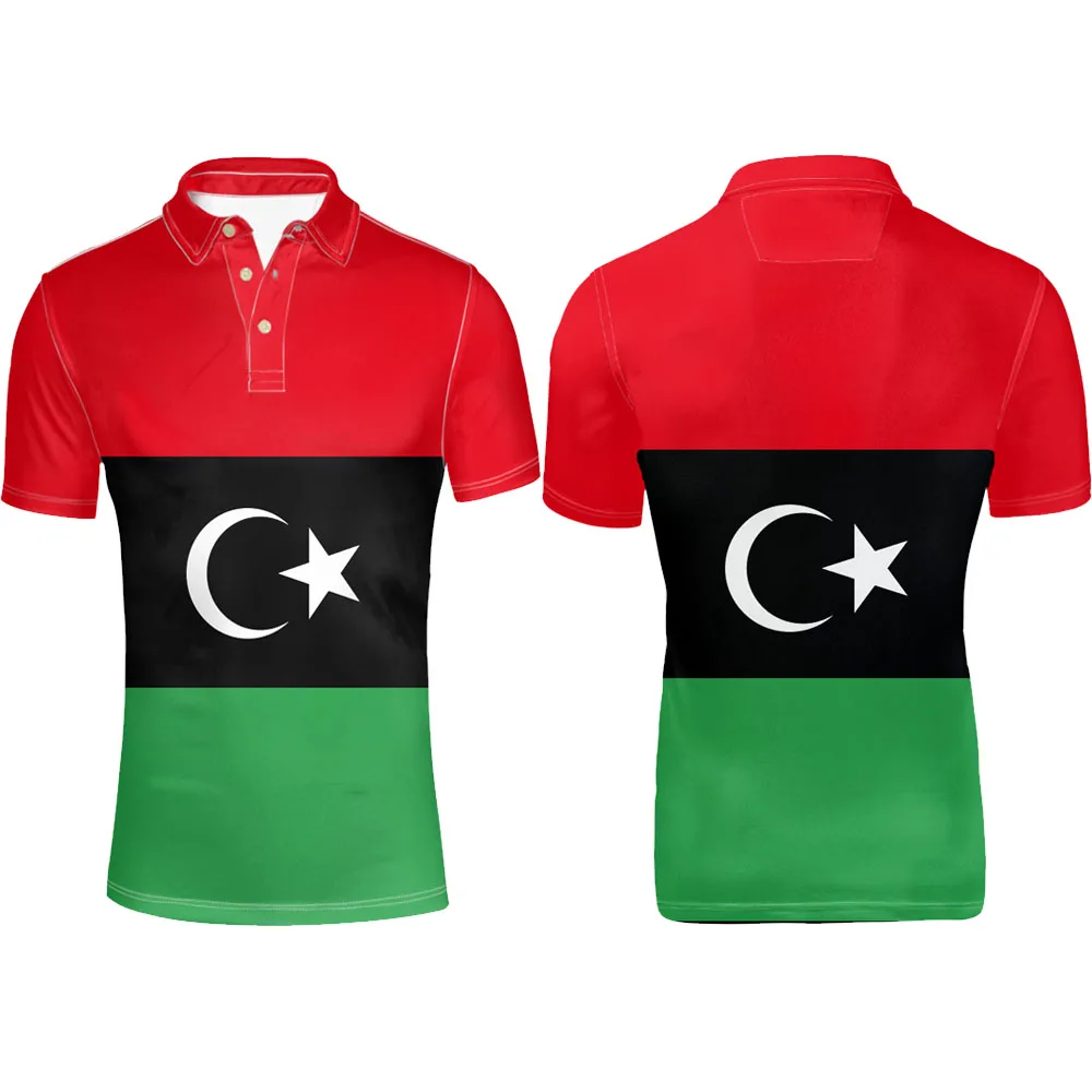 STATE OF LIBYA shirt custom name number lby Polo shirt nation flag ly libyan arabic islam arab jamahiriya print photo clothes