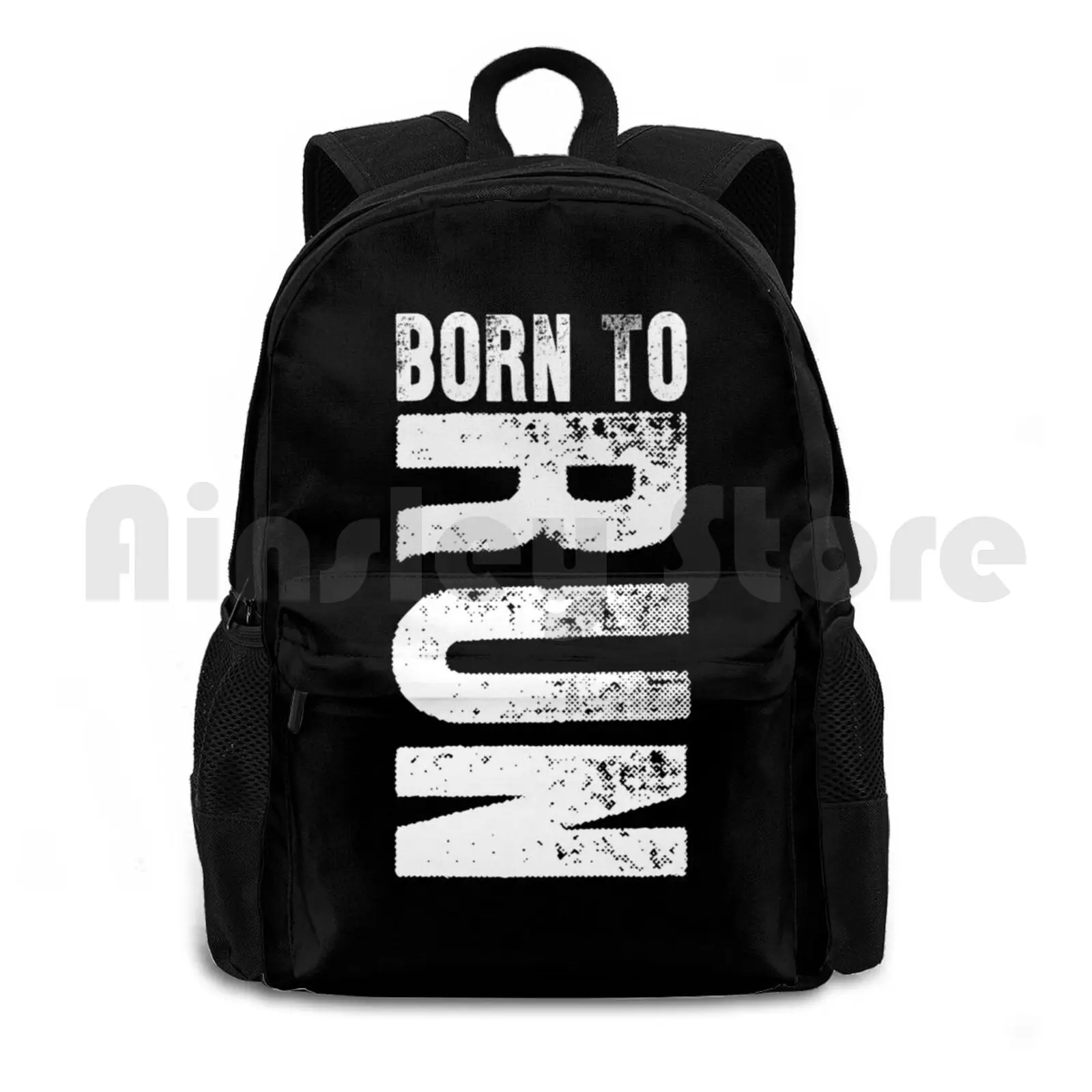 Born To Run Running Sports Lover Gift Idea Outdoor Hiking Backpack Riding Climbing Sports Bag Born To Run Run Runner Running