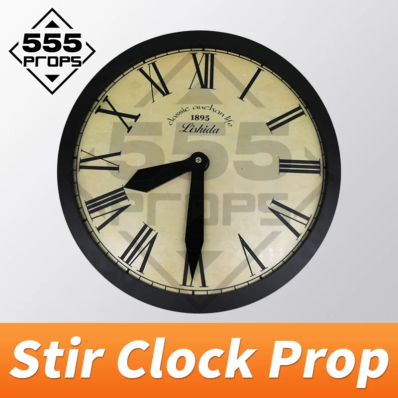 555PROPS Live-action TAKEGISM clock prop move clock to correct time to escape the room