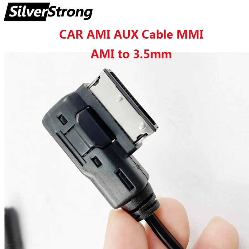 Audio Music Adapter Socket For AUDI A3 A4 A5 A6 Q5 Q7 3.5mm Jack AMI AUX Cable/AMI with RCA cable