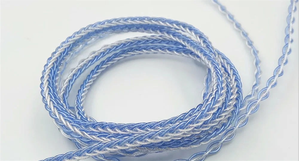 8-кратный монокристаллический медный посеребренный провод, провод для наушников «сделай сам», 1,2 метра