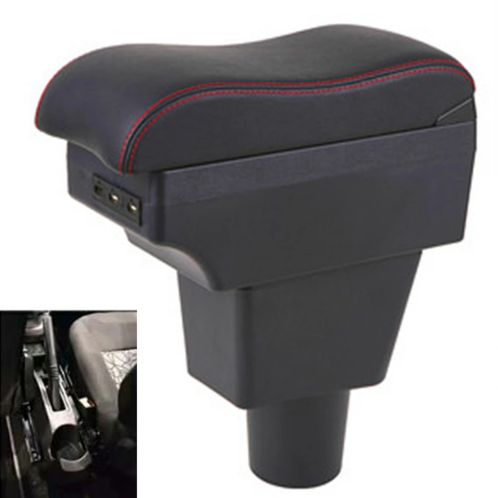 

For Car Lada Xray Armrest Box Car Center Console Storage Space Case Elbow Rest with Cup Holder USB Interface