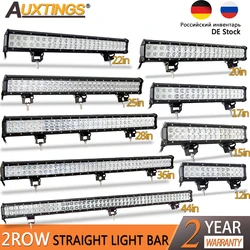 Auxtings 12'' 22'' 36'' 44'' 20inch 24V 12V offroad led light bar Spot Flood Combo led Work Light for Jeep Car 4WD Truck SUV ATV