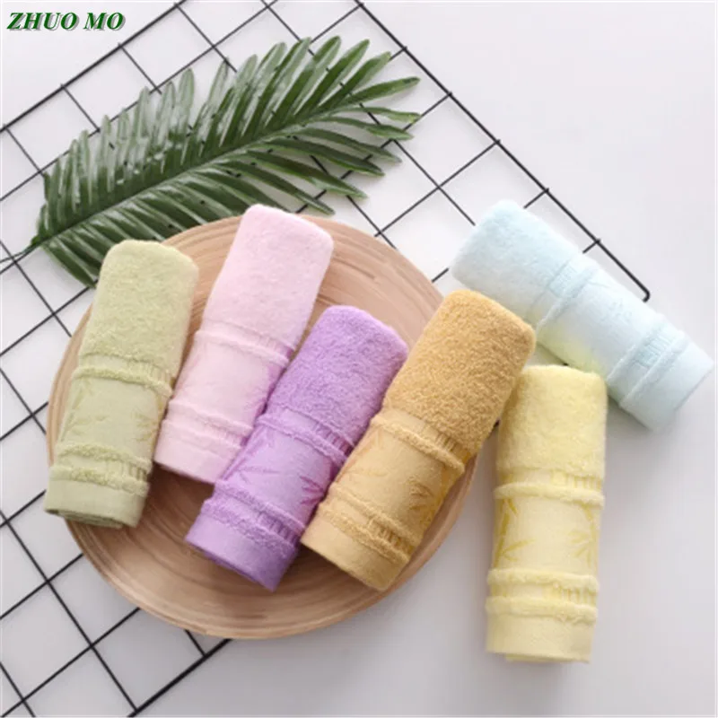 Cool Bamboo Fiber Towels for Adults, Super Soft Face Towel, Absorbent for Home, 100% Bamboo Fiber, 35x75cm, 10Pcs