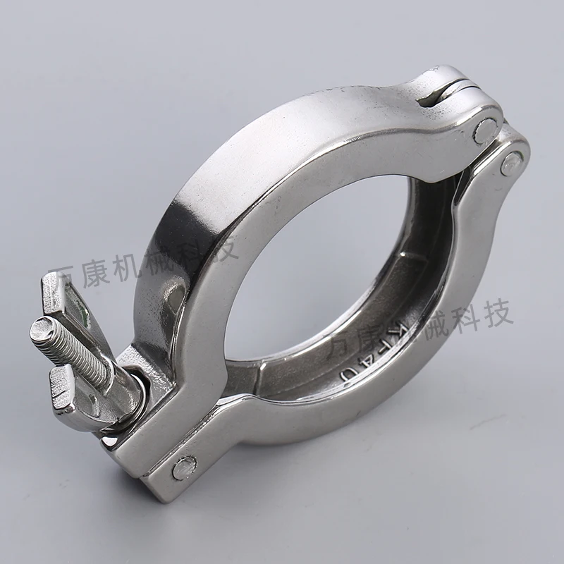 304 مشبك فراغ من الفولاذ المقاوم للصدأ ، معدات التجميع السريع ، ملحقات كتيفة المطاط الفلوري ، حلقة O KF1016 25 40 5063