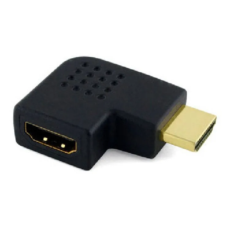 HDTV Male to Female 90 Degree 270 Right Angle HDTV Adapter Converter PC TV HDTV