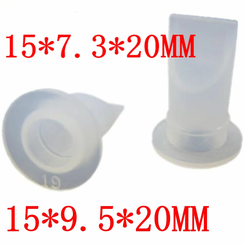 15*9.5*20MM Mini duck nozzle check valve Silicone environmental check valve duckbill valve for printing press