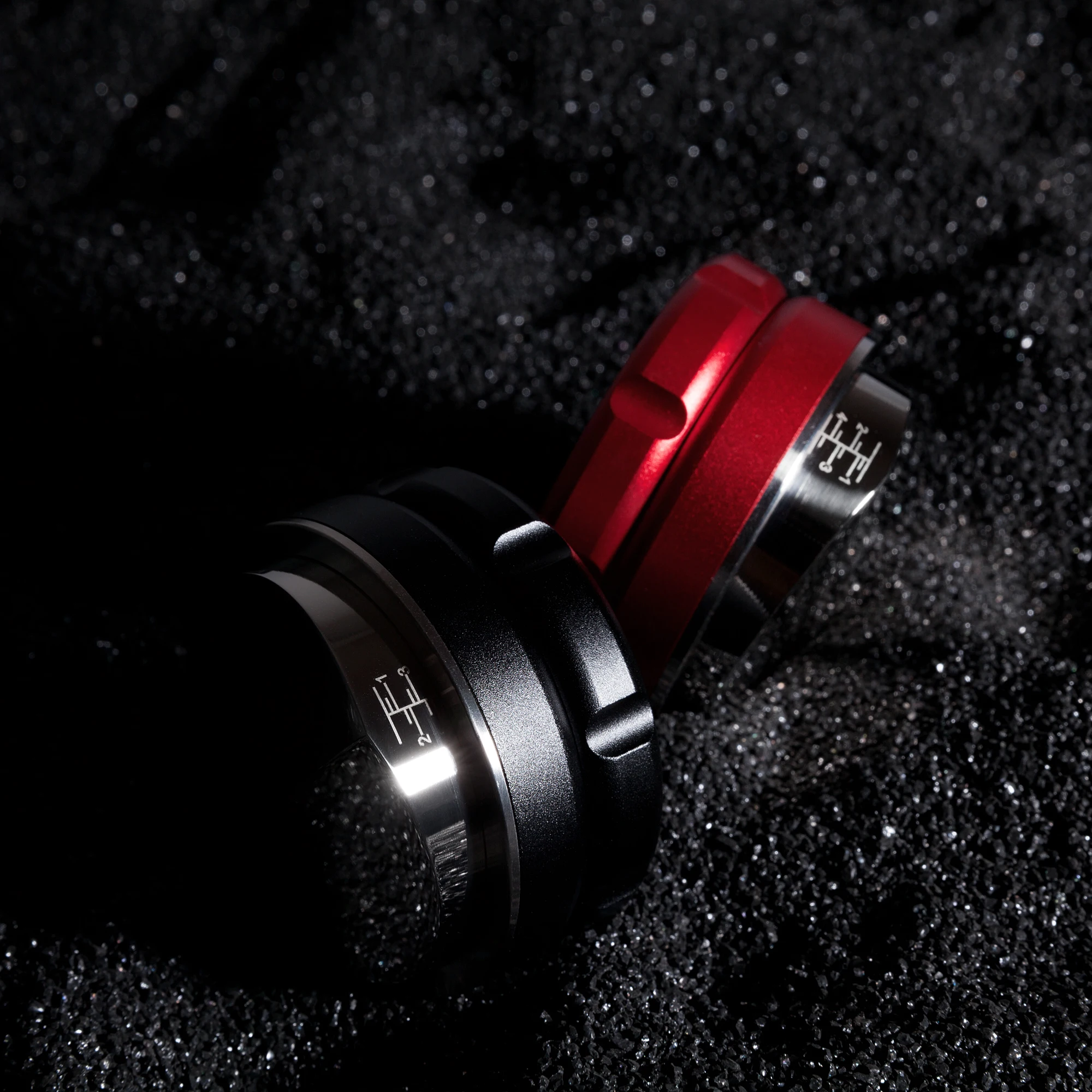 58.5mm Manual Barista Powder Hammer Espresso Latte  Coffee Tamper Distributor Stainless Steel Middle-Line Base Leveler Tool