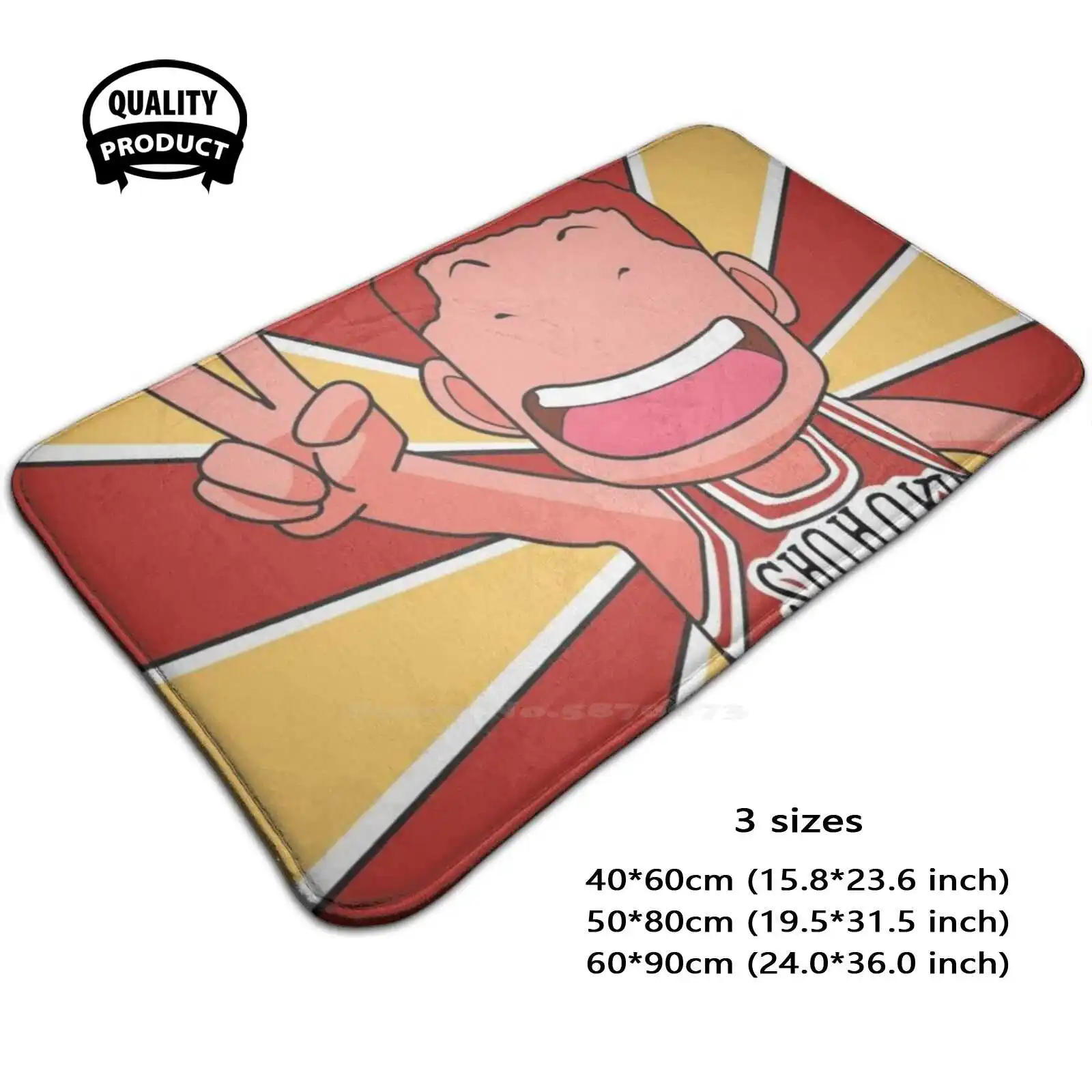 Hanamichi Sakuragi / / Slam Soft Cushion Home Carpet Door Mat Car Rug Slam Hanamichi Sakuragi Gorilla Akagi Rukawa Miyagi Sendo