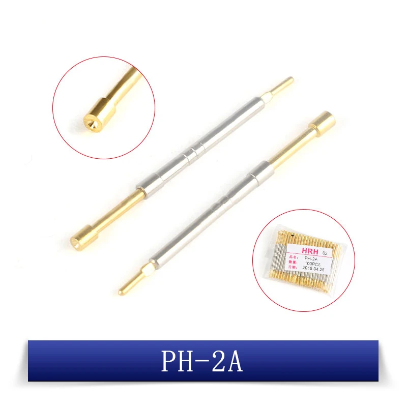 10Pcs/2Pcs Testing Contact Probes Pin PH-2A/2H/3A/3H/4A/4B/4D/4G/4H/6A/6D/6G 5A Retractable Spring Test Probe Pogo Pin