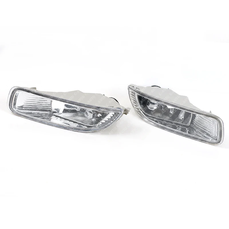 Luz antiniebla del parachoques delantero izquierdo y derecho del coche, luces transparentes con bombillas US para Toyota Corolla 2003, 2004, 2005,