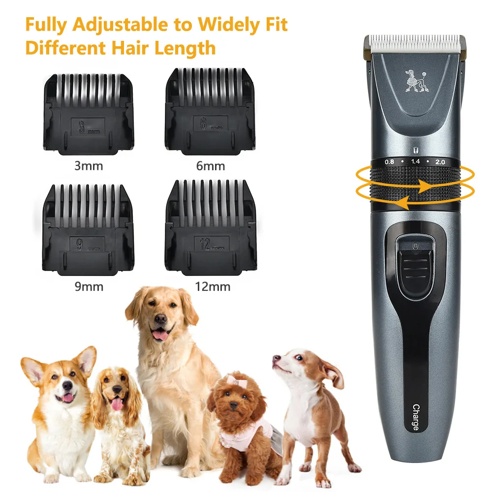 Pet hair clippers set cats and dogs haircut shaver USB electric dog hair clippers